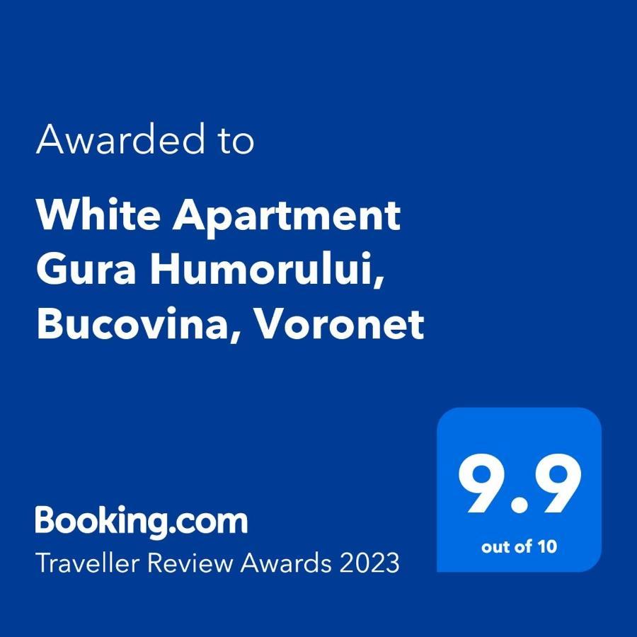 White Apartment Gura Humorului, Bucovina, Voronet Zewnętrze zdjęcie